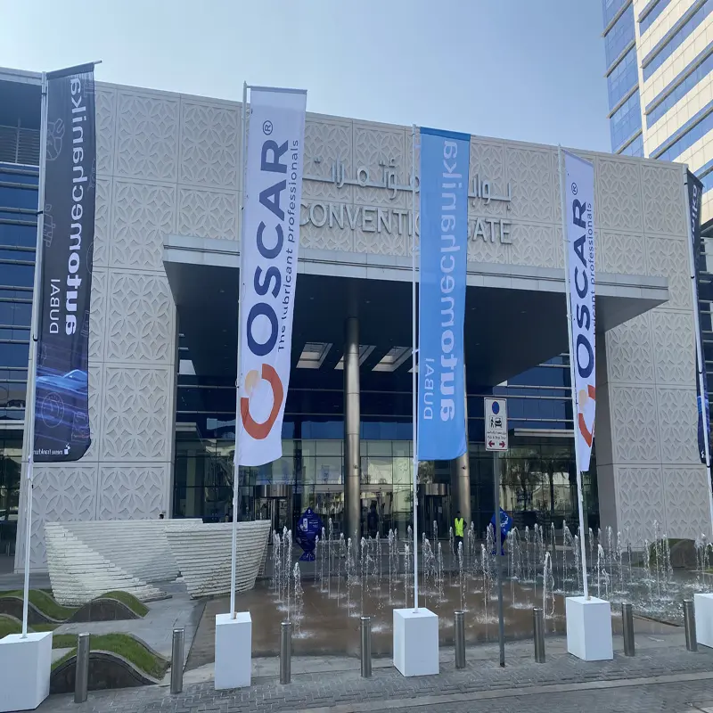 Luxfighter LED -frontlys som deltar i Automechanika Dubai 2023